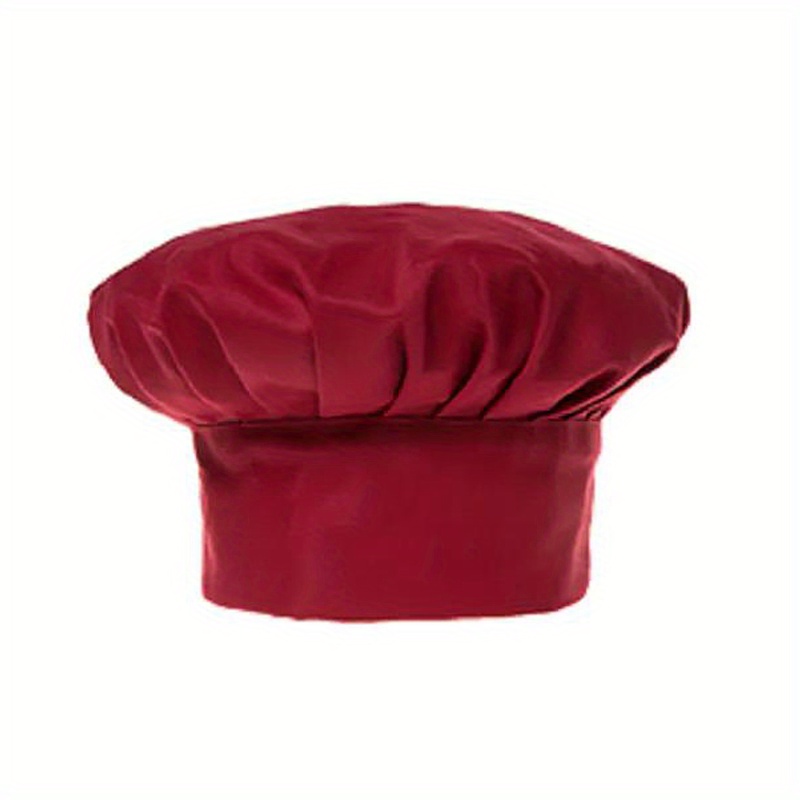 TEMU Gorros De Chef Para Hombre Con Banda Elástica, Gorros De Panadero Para Catering, De Cocina