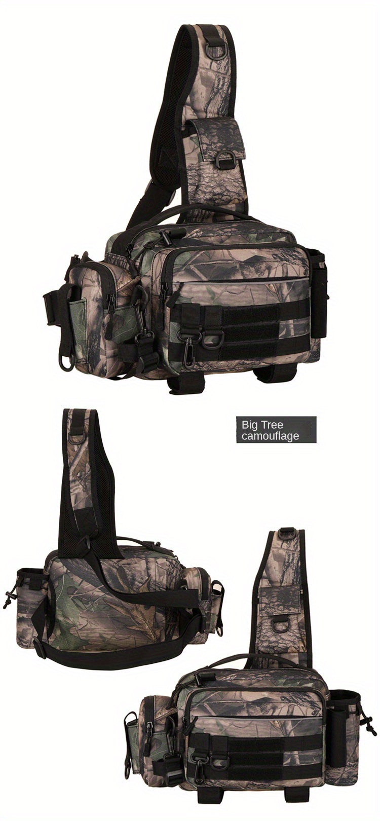 New Camouflage Multifunctional Lure Bag Men's Waist Bag - Temu Australia
