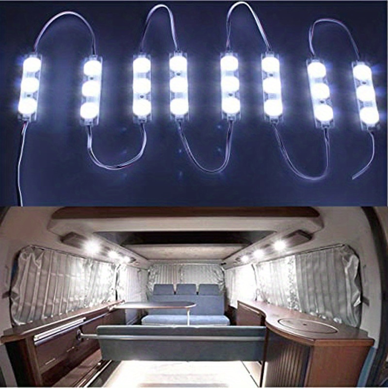 20 Modules Van) Light Car Interior Light Bright White - Temu