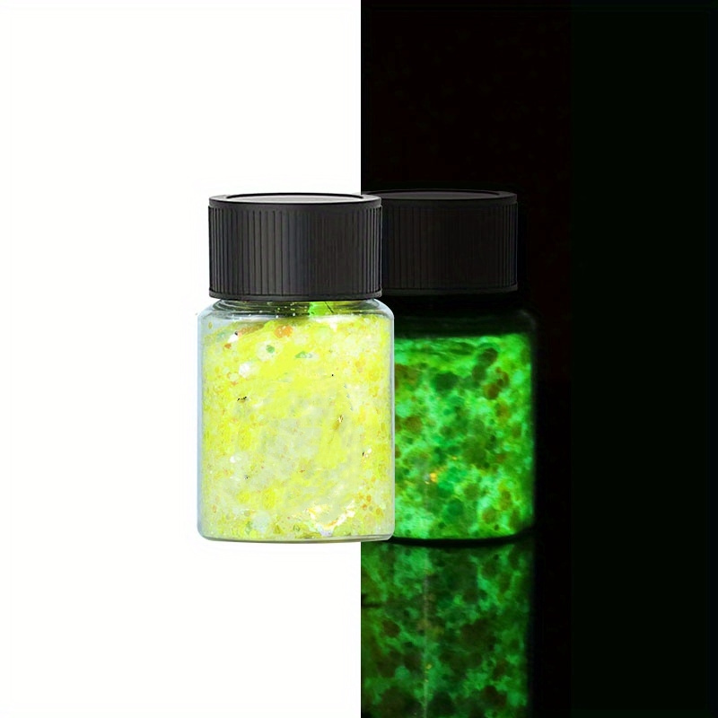 Green Glow Metallic Powder (PolyColor) Glow in the Dark Mica Powder for  Epoxy Resin Kits, Casting Resin, Tumblers, Jewelry, Dyes, and Arts and  Crafts! (Color Pigment Powder) 