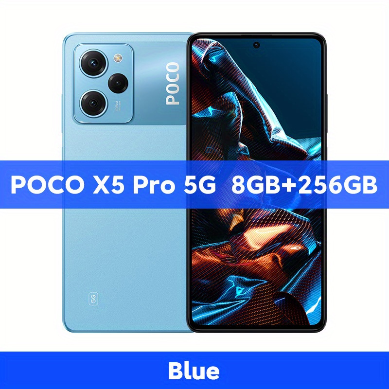 CELULAR XIAOMI POCO X5 5G 6.6'' DUAL SIM 8GB/256GB BLUE GLOBAL - Mapy