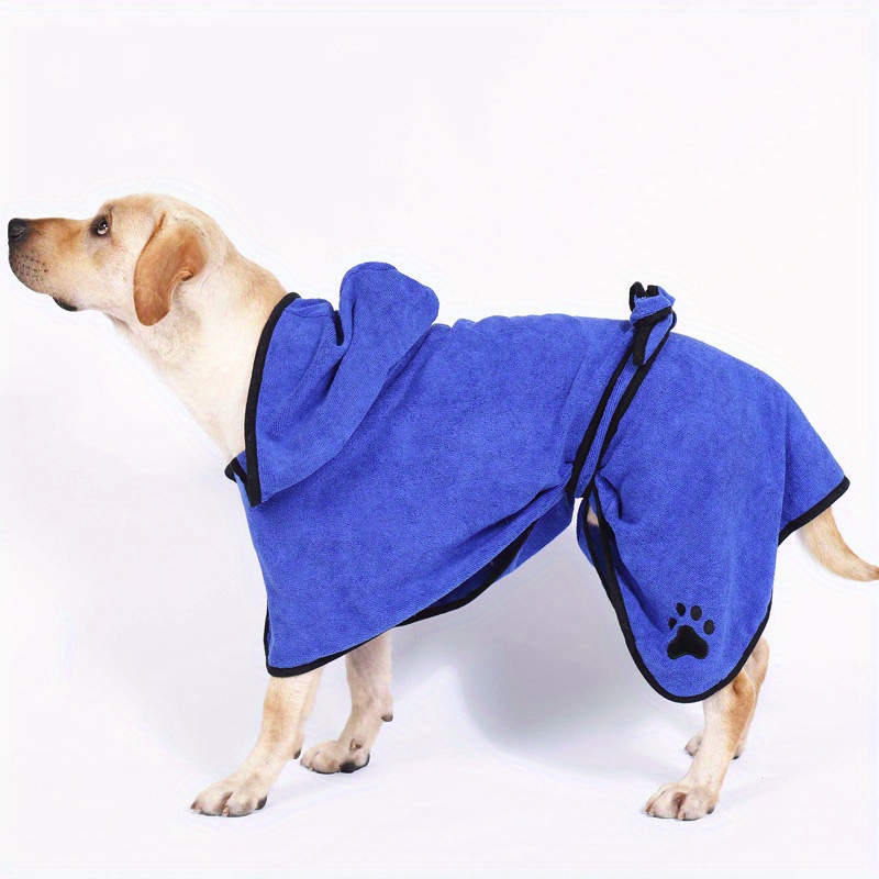 Super Absorbent Dog and Cat Bathrobe and Microfiber Bath Towels