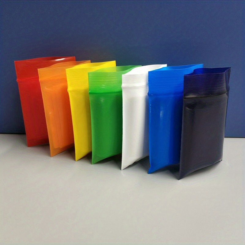 Colorful Ziplock Bag Self Sealing Double sided Color Mylar Temu