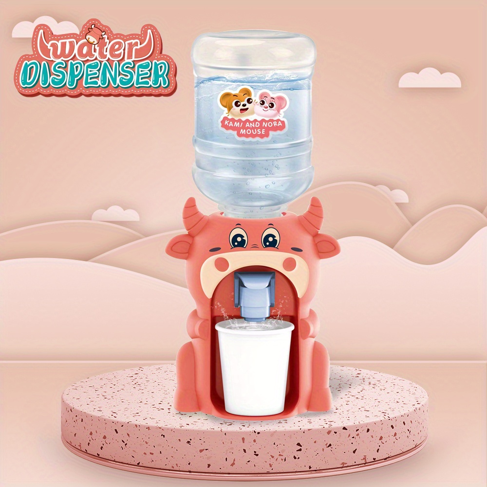 Kawaii Cow Water Dispenser Toy Fun Mini Drink Dispenser For Temu