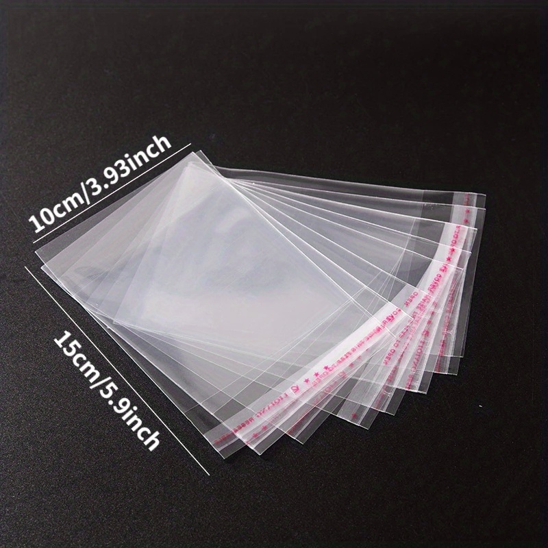Self Sealing Transparent Bags- 80/Pkg