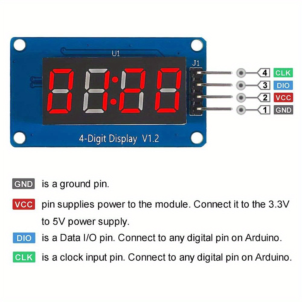 Modulo Display Arduino Mu00f3dulo De Pantalla Digital De