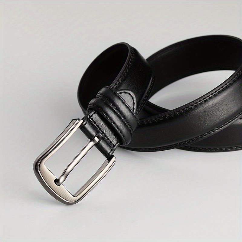 Leather Belt Mens Two Layer Cowhide Mens Belt 3 7cm 1 46inch Punch Pin