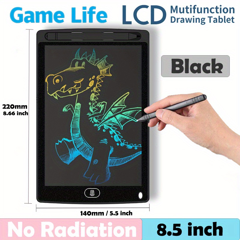 8 5 10 12inch 21 6 25 4 30 48cm writing tablet drawing board childrens doodle drawing toys kids educational toys lcd handwriting blackboard christmas halloween thanksgiving gift