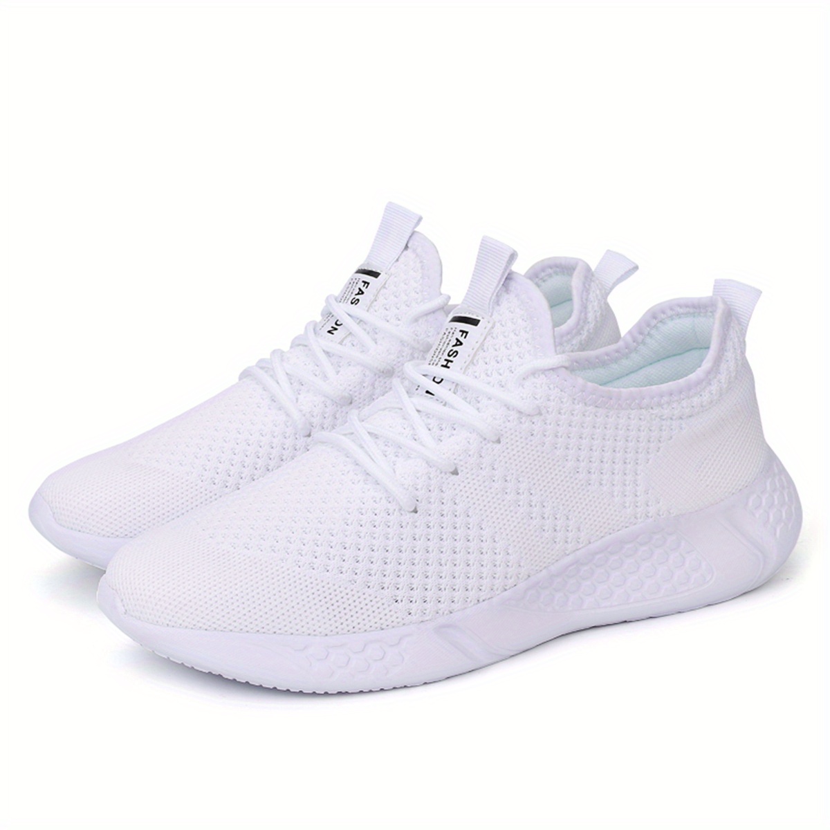  Zapatillas blancas para hombre, cómodas zapatillas para  caminar, color negro, gris, blanco, talla 8, Blanco (White Shoes), 10.5 :  Ropa, Zapatos y Joyería