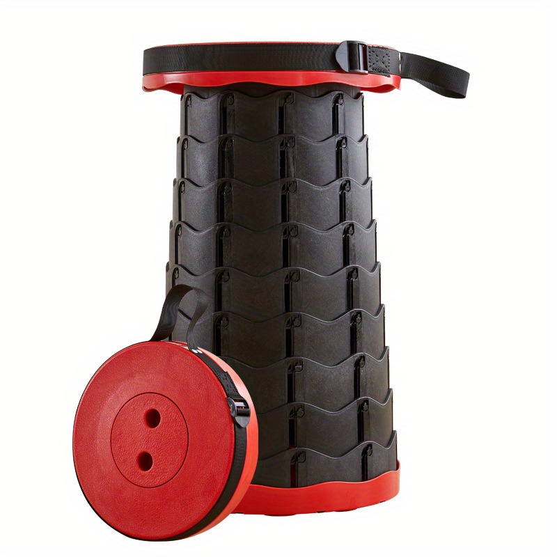 1pc Heavy Duty Collapsible Camping Stool 450lb Load Capacity Portable And  Retractable For Adults, Free Shipping On Items Shipped From Temu