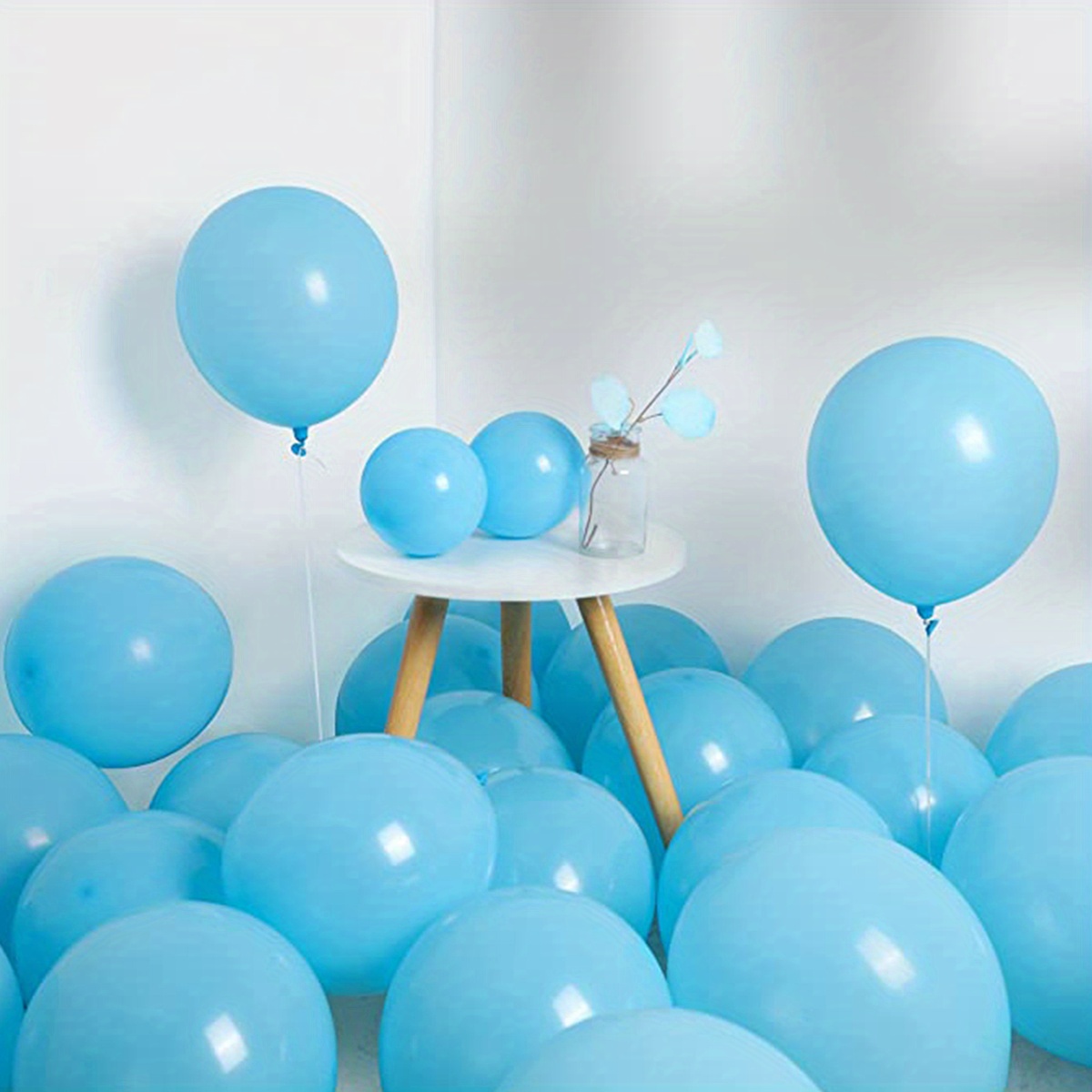 Prextex 600 globos de fiesta, 12 pulgadas, 10 globos de colores surtidos  arco iris, paquete a granel de globos de látex fuertes para decoraciones de