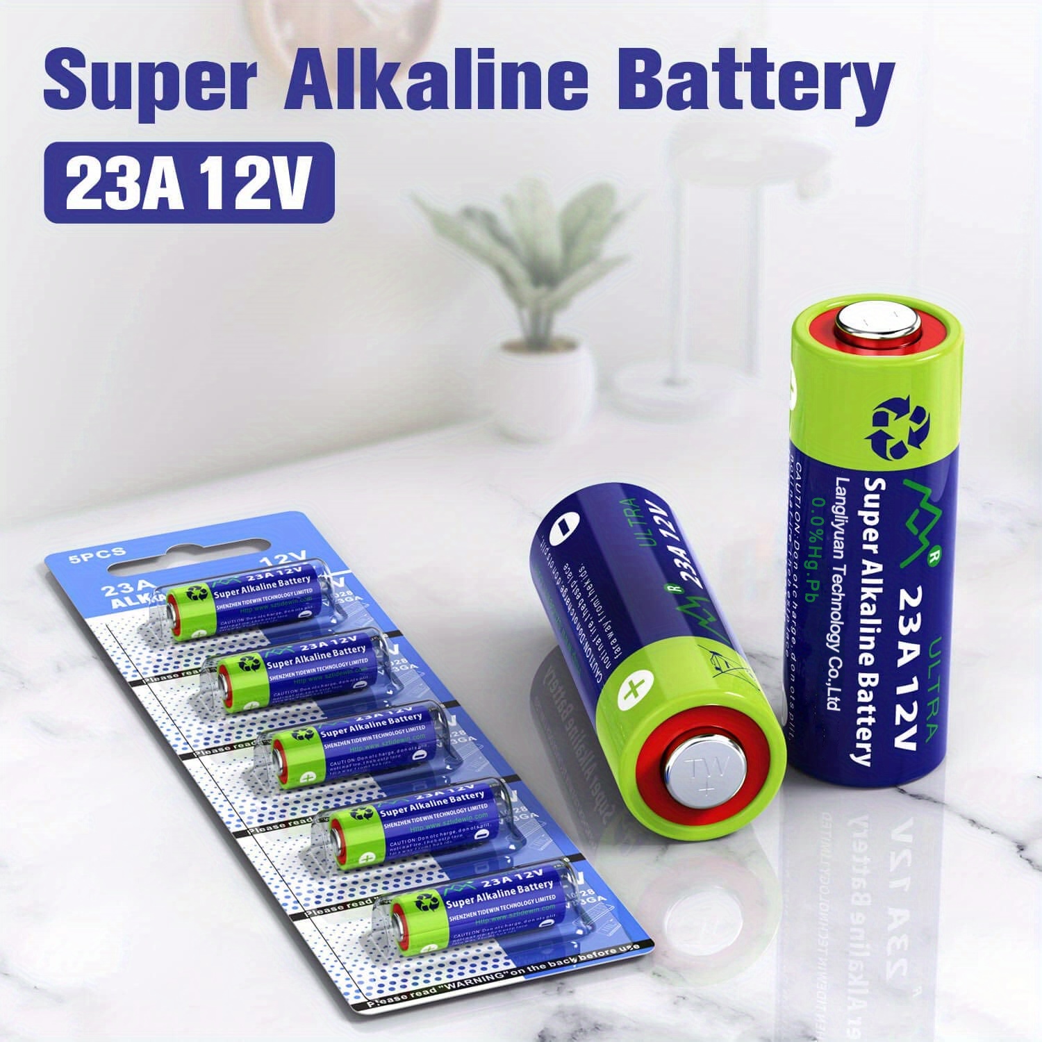 Pack 5 Pilas 23a Alkaline Battery 12v