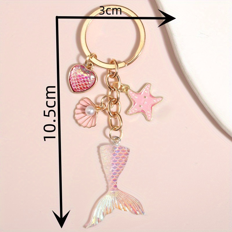 Mermaid deals tail keychain