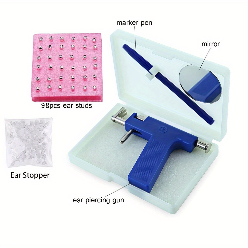 Nose Body Navel Piercing Gun Self Ear Piercing Gun Kit