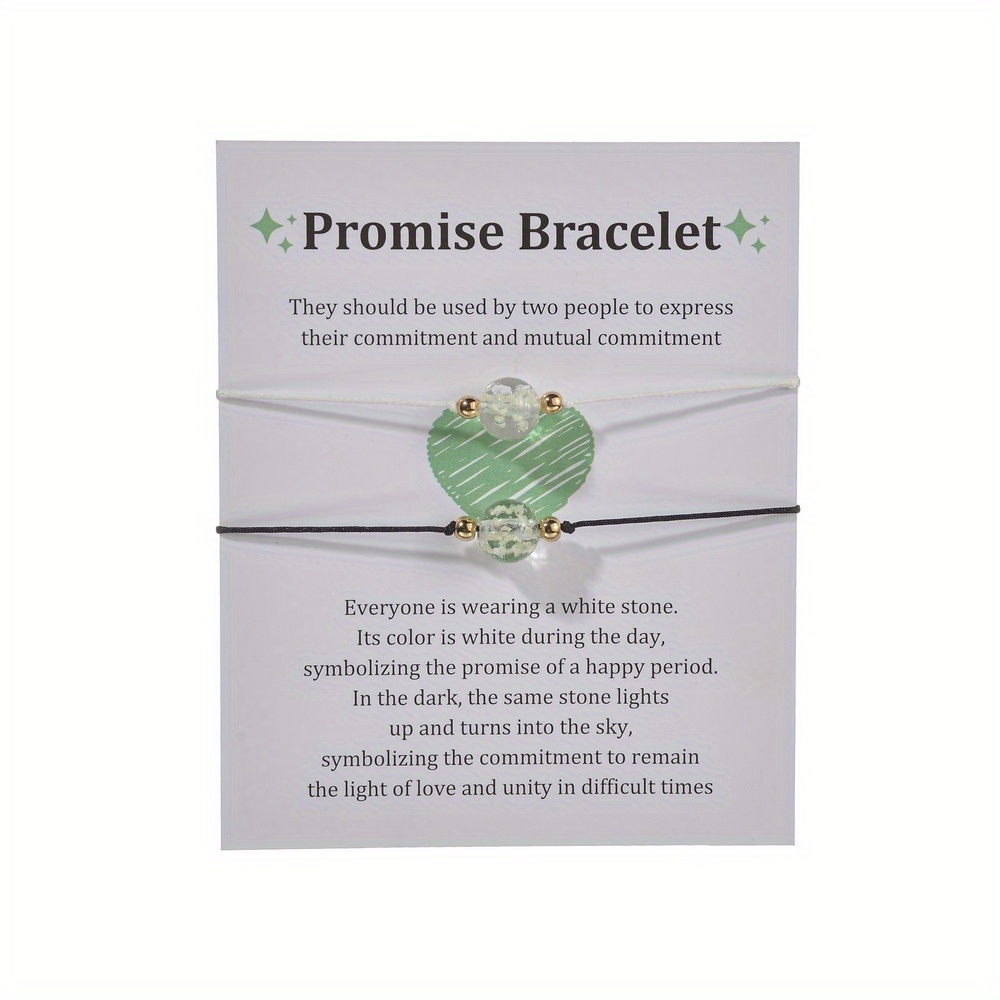 Luminous Star Beads String Bracelet Set for Couples