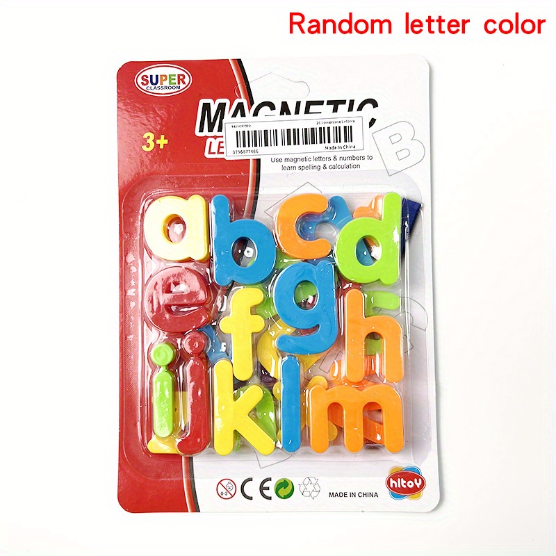 INNOCHEER Letras y números magnéticos para niños pequeños, pizarra  magnética para niños, imanes del alfabeto ABC, pizarra educativa de borrado  en