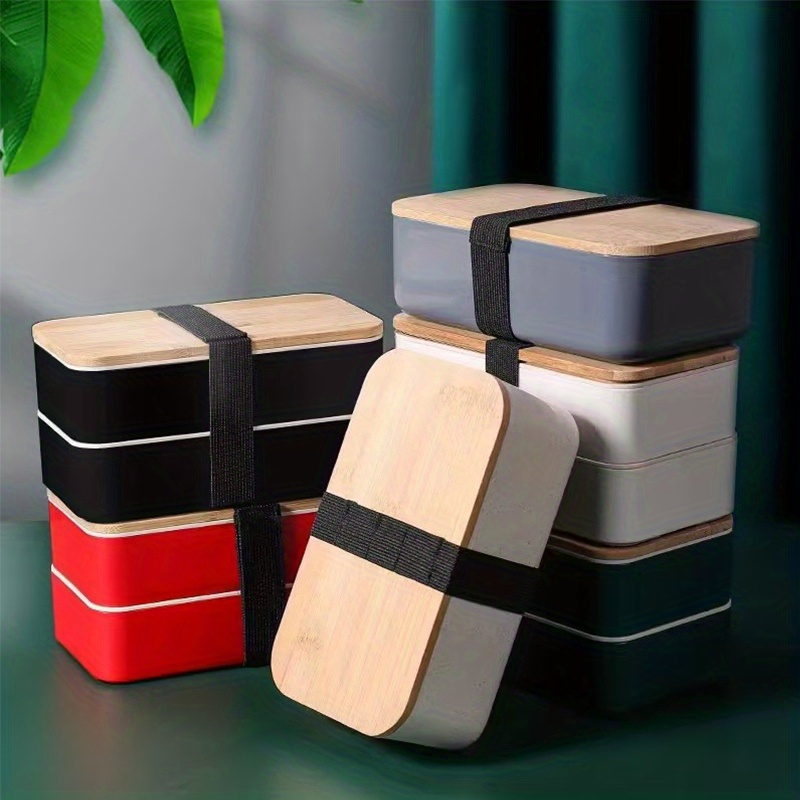 Bamboo Fiber Lunch Box with Utensils