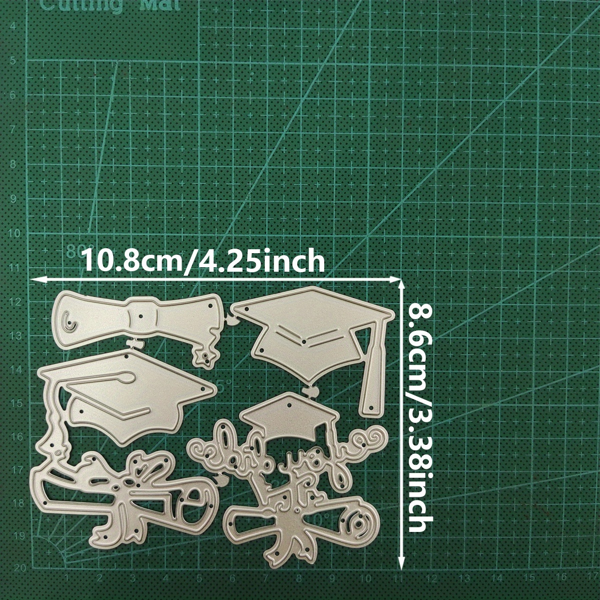  Graduation Hat Metal Cutting Dies Craft Frame Die Cuts  Embossing Mould Template for DIY Paper Crafts Photo Album Decor : Arts,  Crafts & Sewing