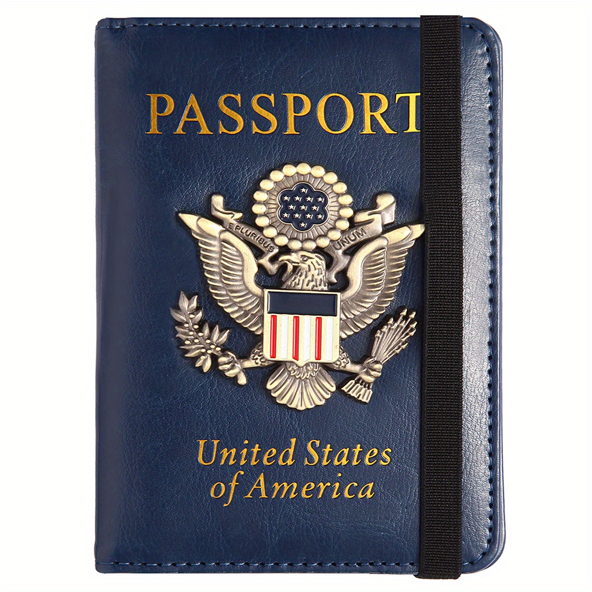  3D Genuine Leather Travel Passport Cover, Passport