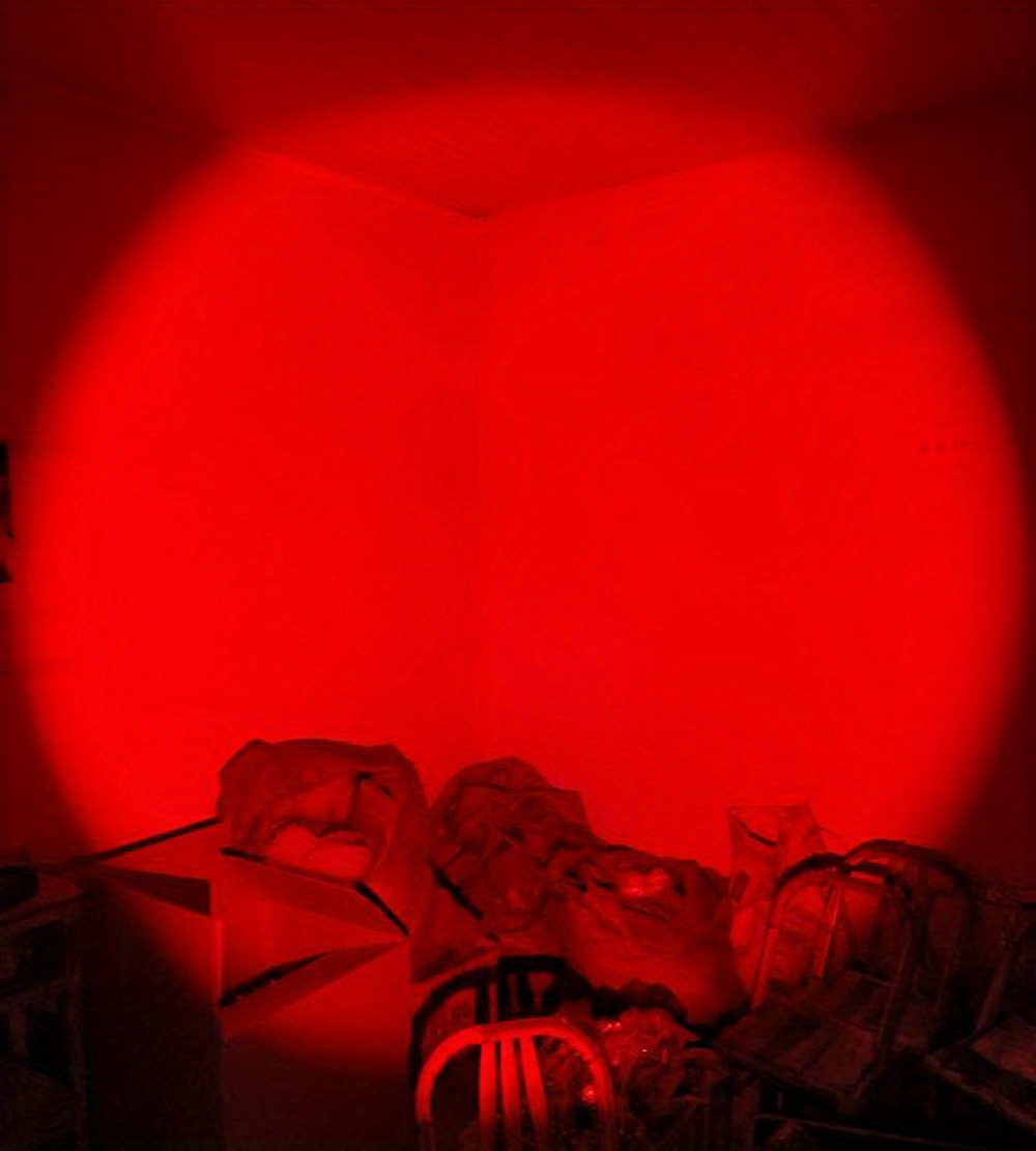 Lampe frontale lumière rouge et blanche 100 lumens - Astromanie