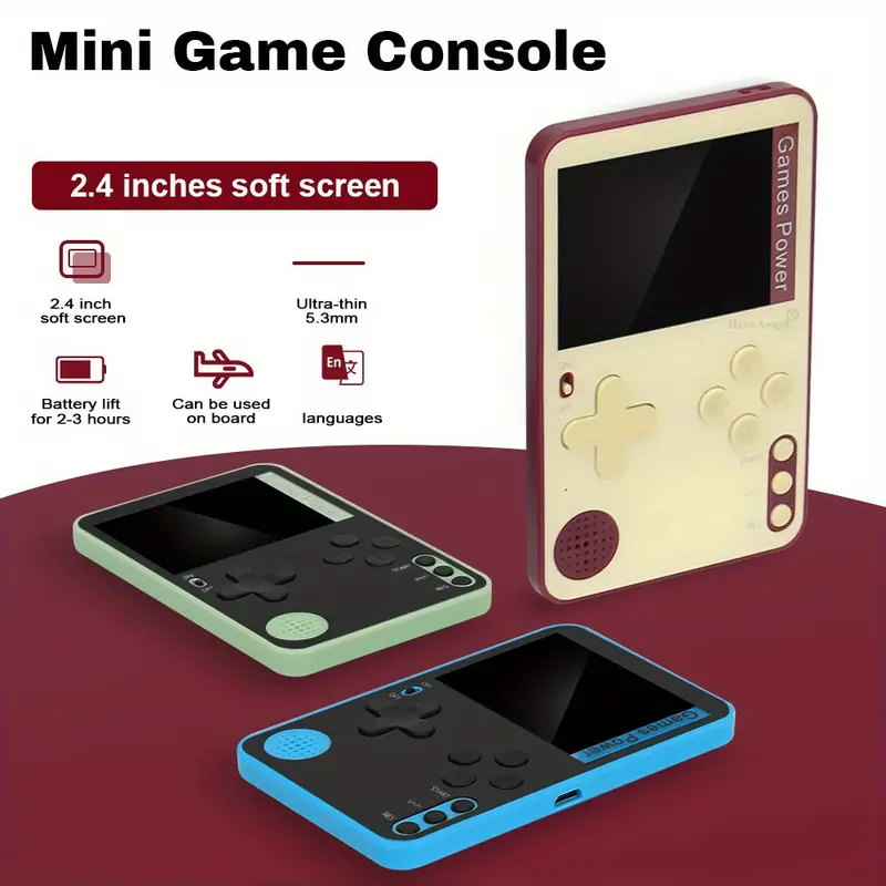 mini portable video game console game player classic games details 1
