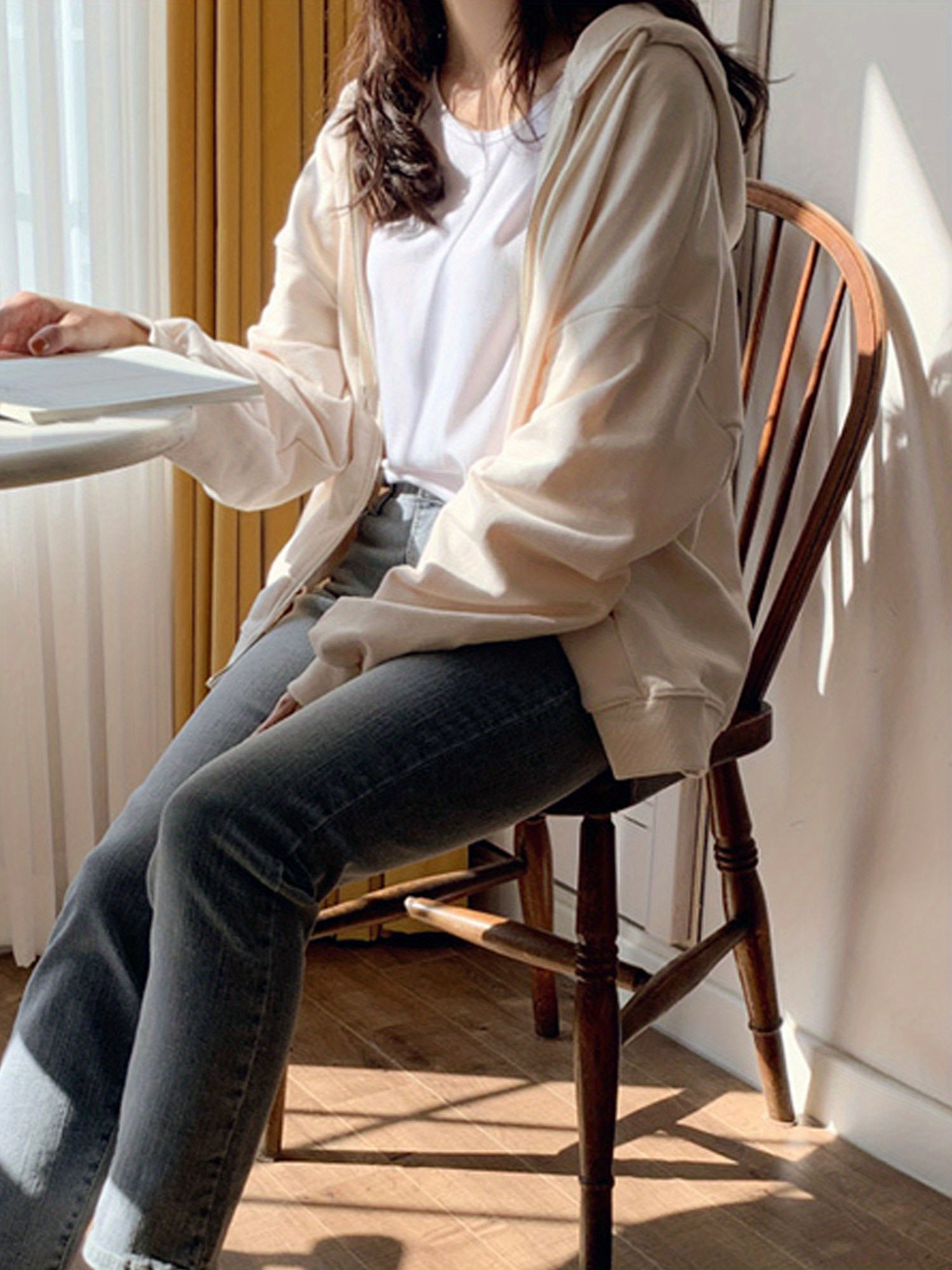 FLITAY Women's Long Sleeve Zip Up Hoodies - Drawstring Casual Jacket With Pocket