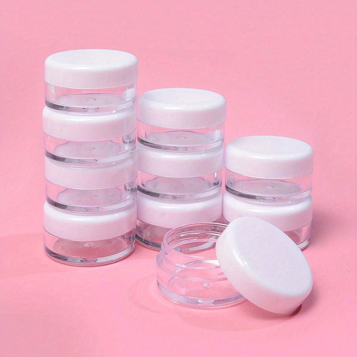 3pcs Lip Balm Containers Mini Containers Lip Balm Tiny Jars Makeup
