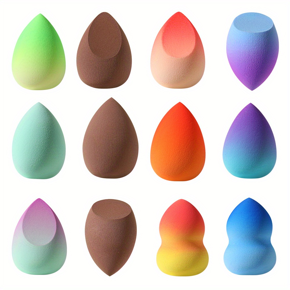 7pcs/set Beauty Egg Makeup Sponge Set Facial Beauty Puff Foundation Cream  Concealer Makeup Tools