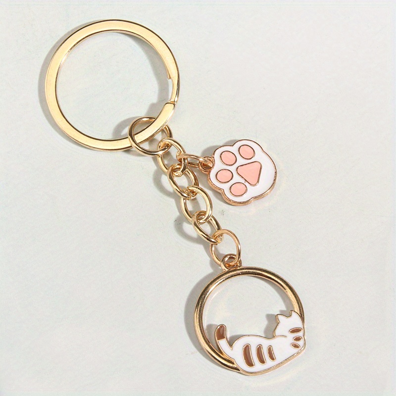 Cute Cat Keychain Exquisite Accessory