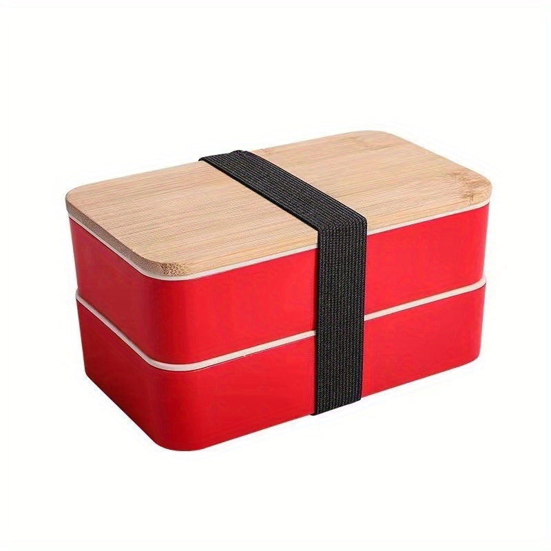 Wpc. Patterns Lunch Box Pioneer Red Bento Box Microwave Safe