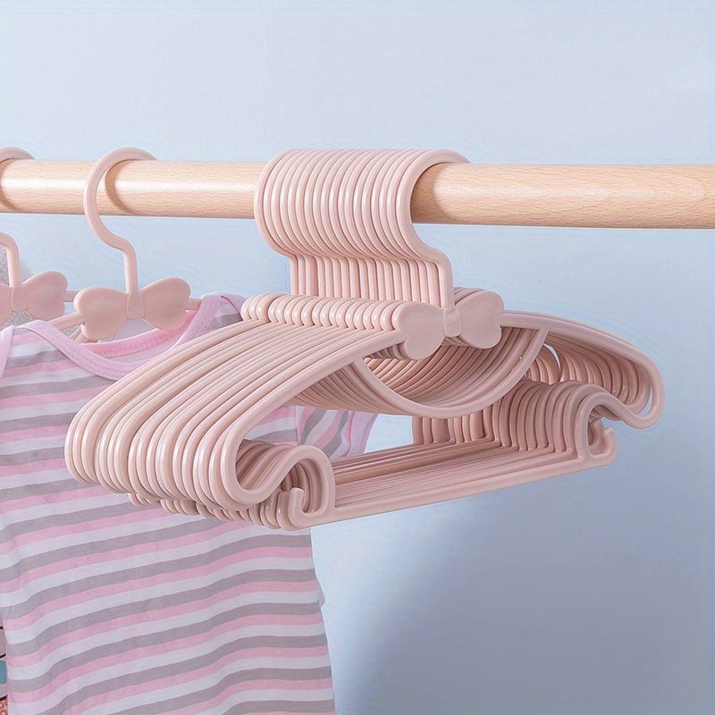 Baby Plastic Clothes Hangers - No Trace, Multifunctional & Perfect For  Children's Clothes! - Temu