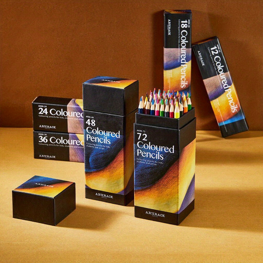 Professional Colored Pencils Set, 36 Pack, Soft Core, Adult Kids