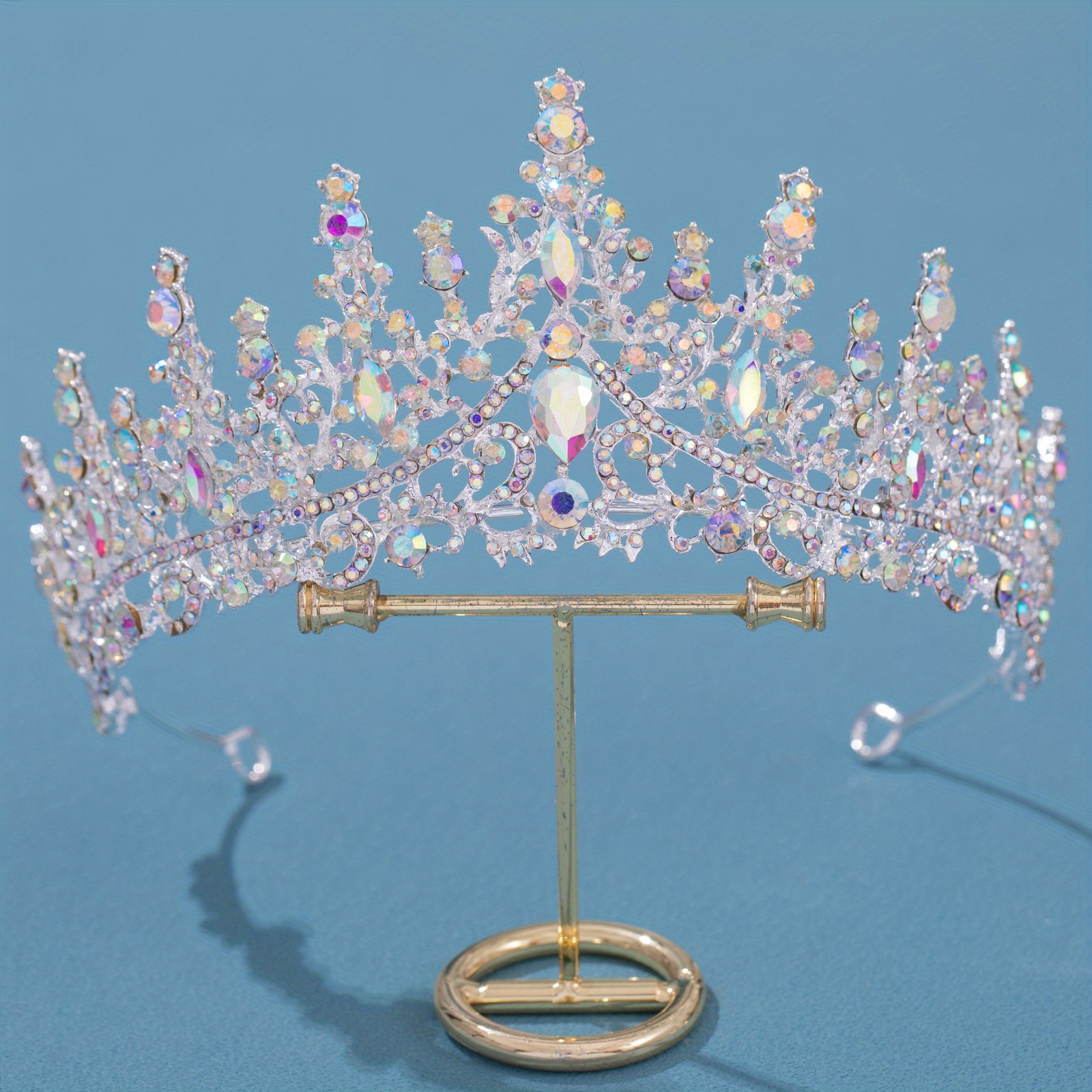 Couronne Diadème Strass Pour Femme - Brillant Et Luxueux Pour Mariage, Anniversaire, événement Spécial