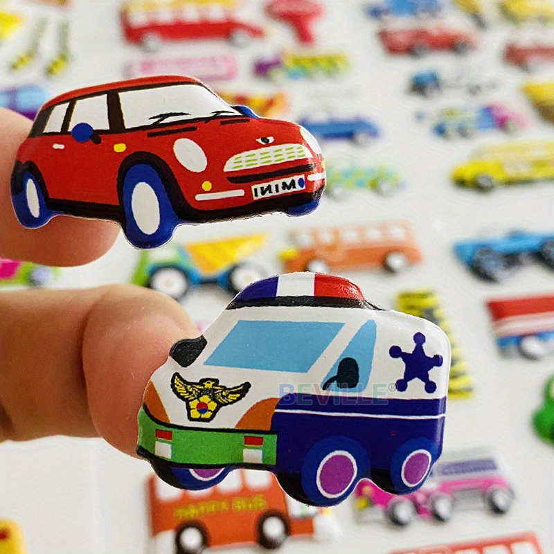 3D Cartoon Kids Bubble Stickers Classic Toys Sticker Reward School Best  R7M5