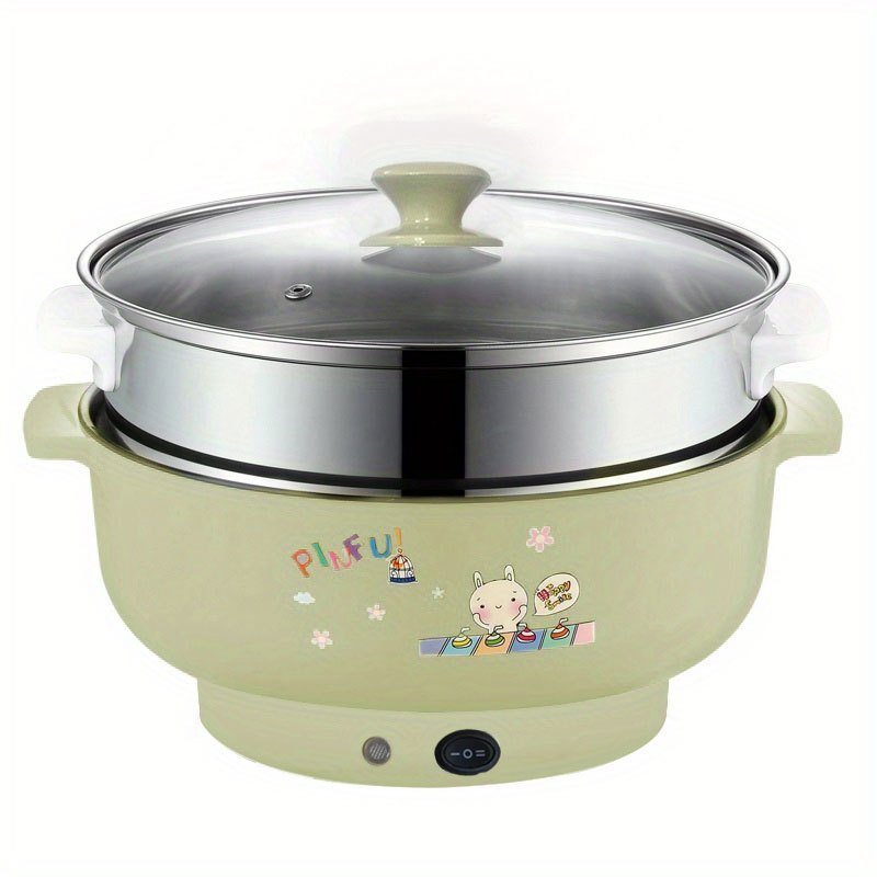 large caliber multi function power small electric pan frying frying boiling and rinsing one pot electric cooker dormitory artifact electric cooker non stick pan 2 4l details 8
