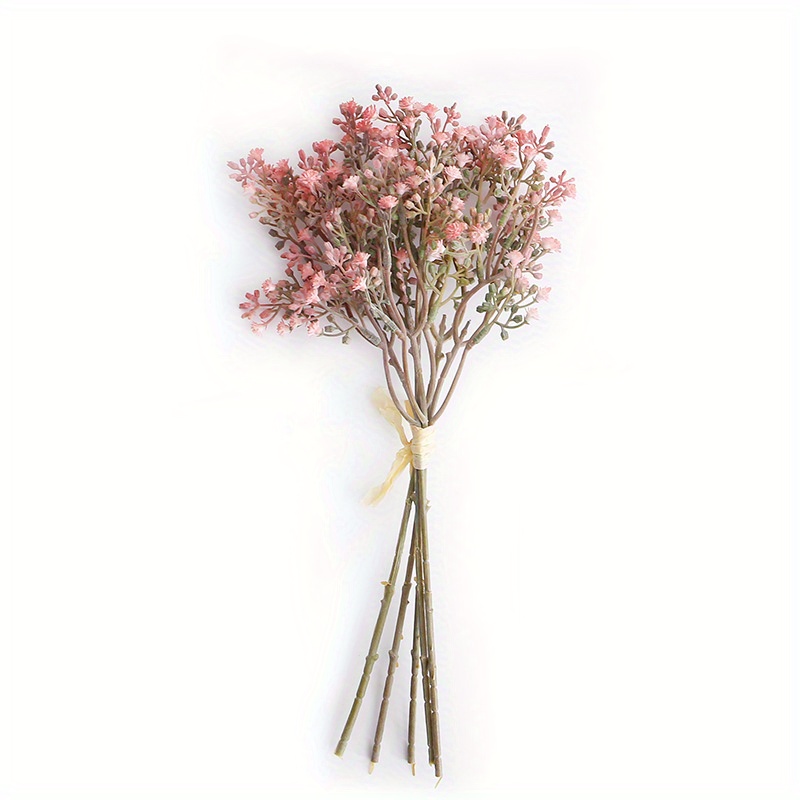 1pc Artificial Gypsophila Flowers Real Touch Baby Breath Flower Bulk For Wedding Bouquets Floral