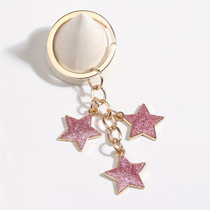 1pc Keychain Cute Shiny Key Ring Purse Handbag Car Charm Phone Pendant, Gift For Mother's Day