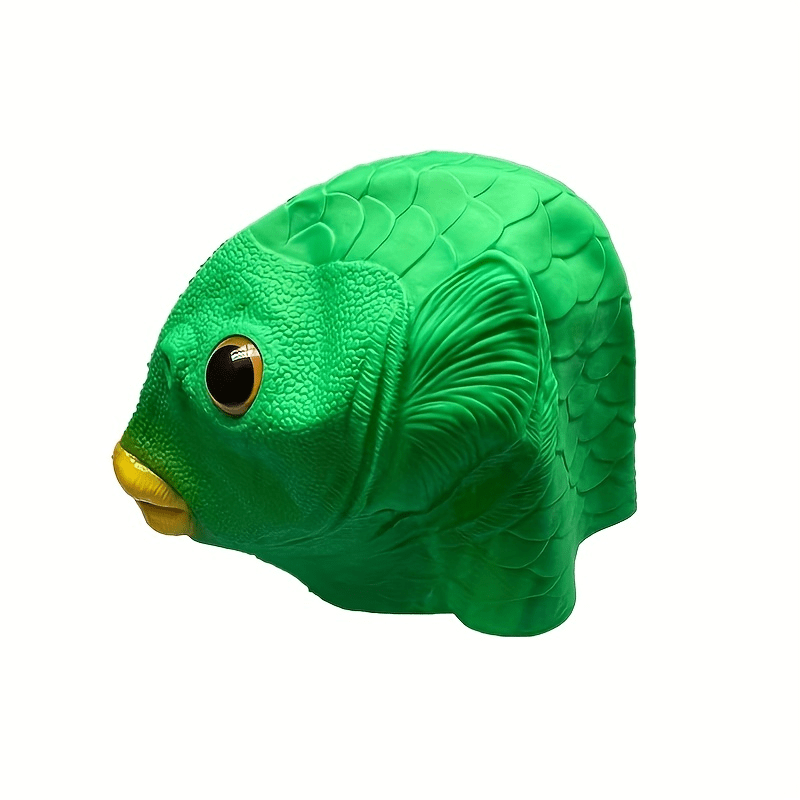 Green Fish Mask Animal Fish Head Masks Adults Fish Head - Temu