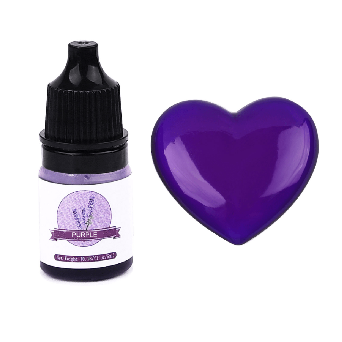  Purple Epoxy Resin Color Dye Liquid Epoxy Resin Pigment  Colorant,60ml,Translucent