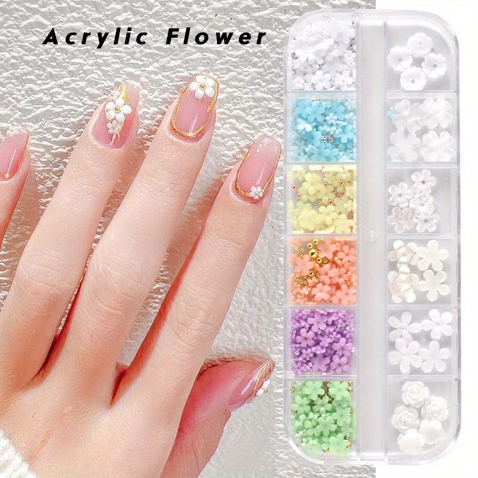 3d Floral Nail Art Charms Flower, Camellia, Butterfly, Bear