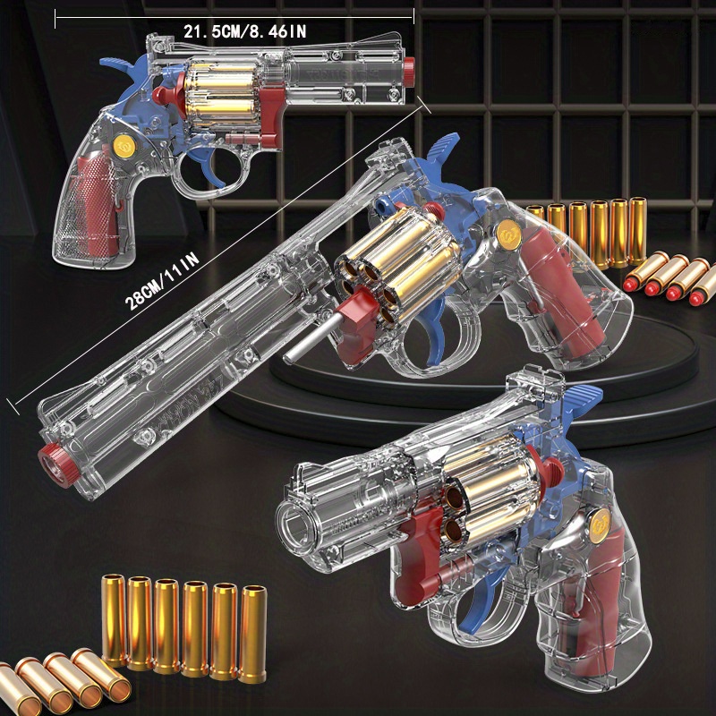 1pc Revolver Toy Gun Revolver Soft Bullet Zp5 Revolver - Temu