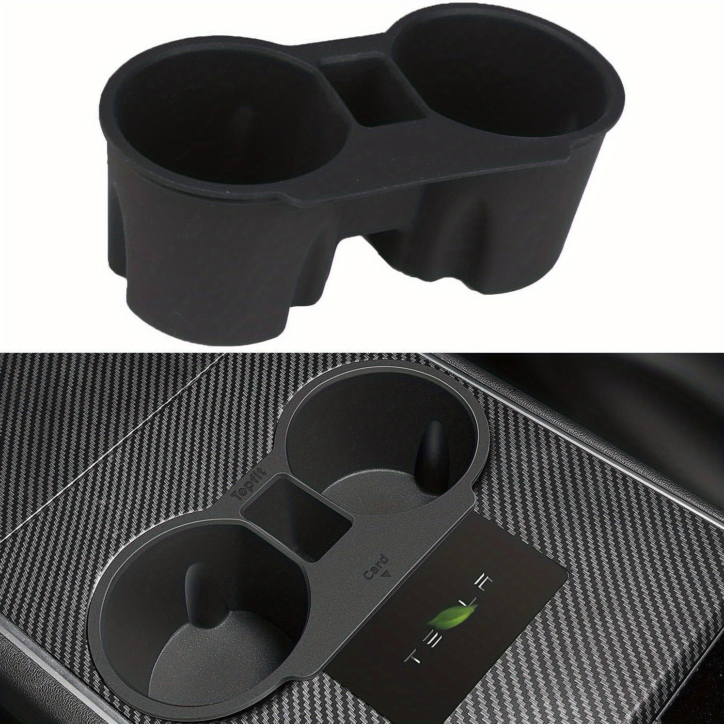 Model Y Model 3 Center Console Cup Holder Silicone Cup - Temu