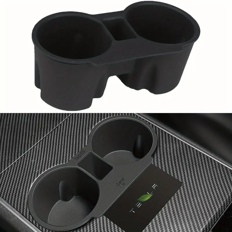 Cup Holder Compatible Center Console Car Silicone Cupholder with