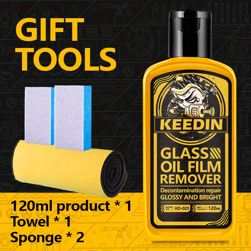 Effortlessly Clean Glass Surfaces Glass Oil Film Remover - Temu