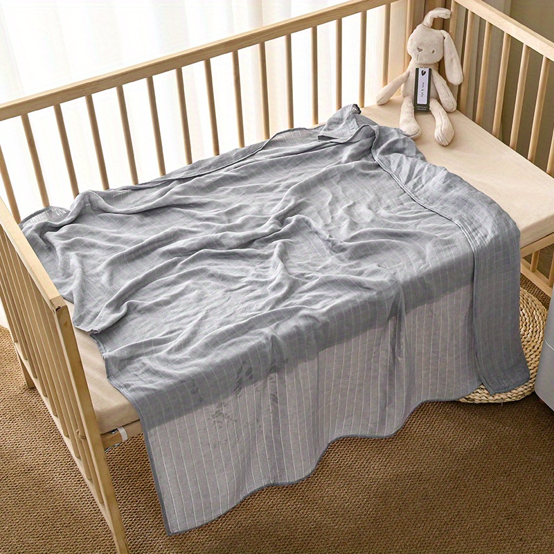 Soft Bamboo Fiber Baby Wrapping Blanket for Comfort
