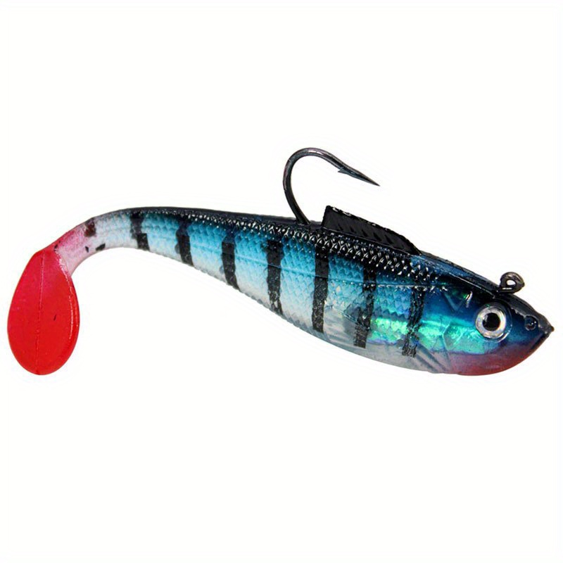 Submerged T-tail Soft Bait Fish-like Decoy With Lead-encased Sub-bionic  Bionic Lure