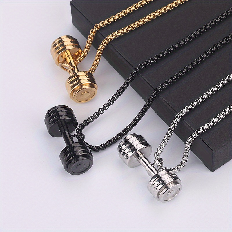 Titanium Steel Dumbbell Pendant Gym Fitness Equipment - Temu