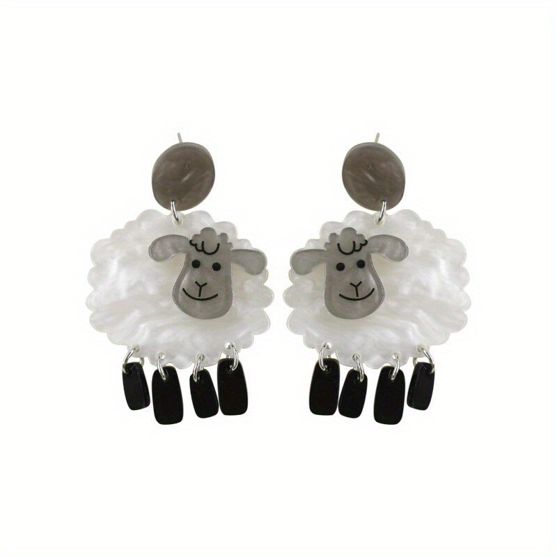 Sheep earrings on sale