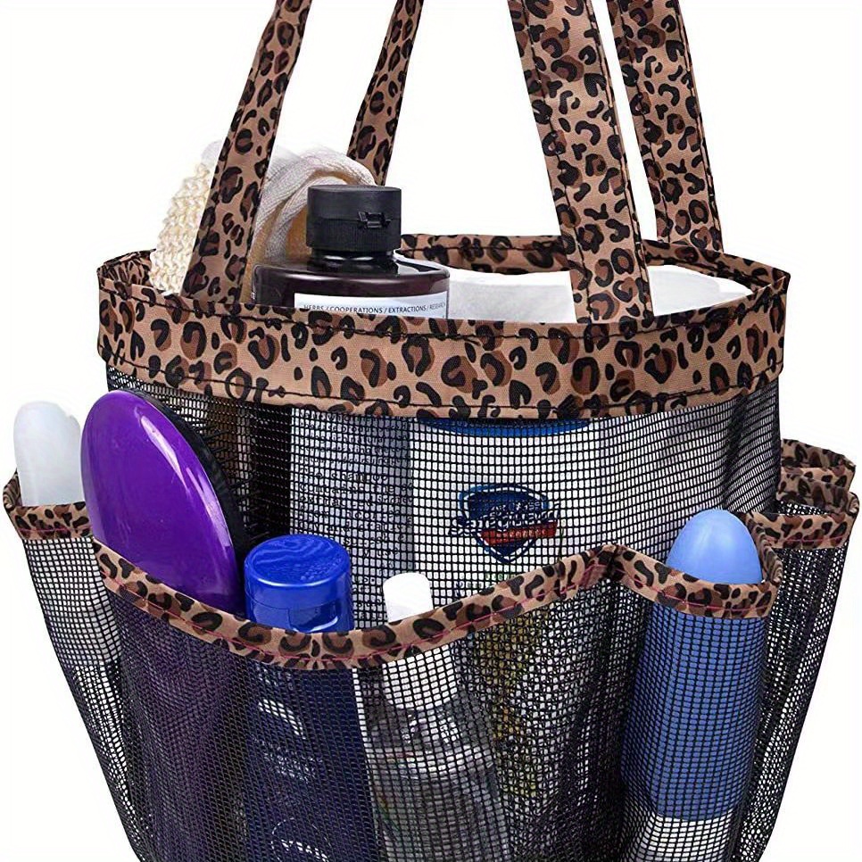 Mesh Shower Caddy Portable For College Dorm Room Essentials With 8 Pockets,  Hanging Shower Caddy Basket Tote Bag Toiletry Accessories For Bathroom -  Temu New Zealand
