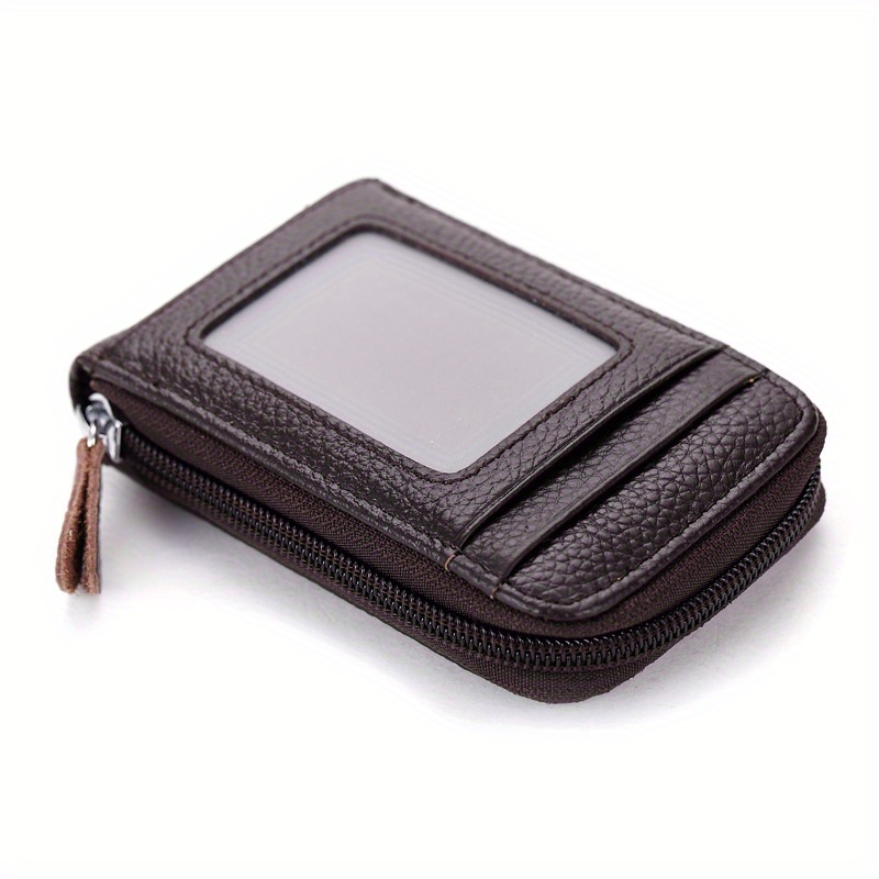 Mens' Vintage Genuine Leather Clutch Purse Men Business Clutch Hand Bag  Cowhide Wallet D075